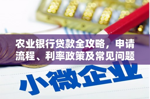 麟游农业银行贷款全攻略，申请流程、利率政策及常见问题解析