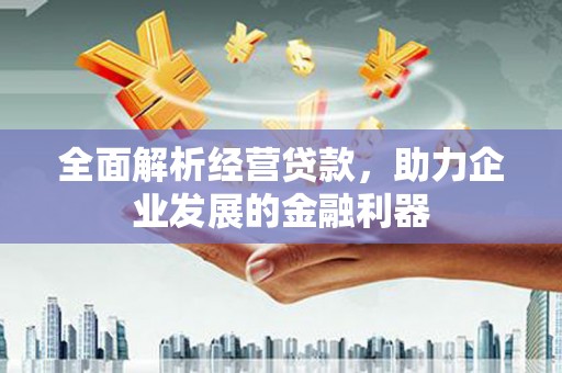 麟游全面解析经营贷款，助力企业发展的金融利器