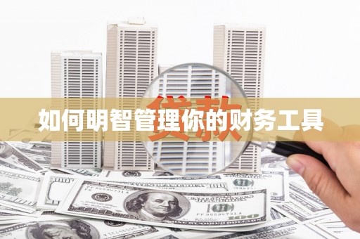 麟游如何明智管理你的财务工具