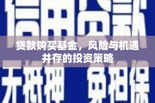 麟游贷款购买基金，风险与机遇并存的投资策略