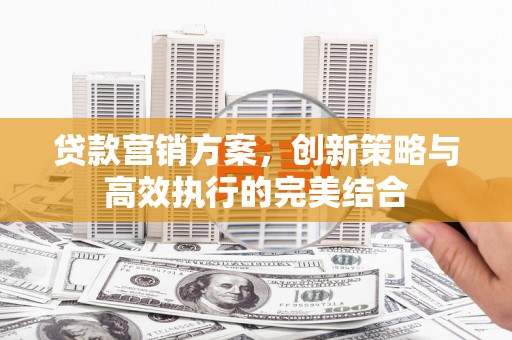 麟游贷款营销方案，创新策略与高效执行的完美结合