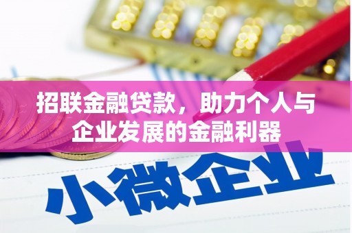 麟游招联金融贷款，助力个人与企业发展的金融利器