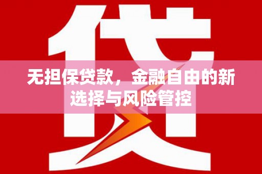 麟游无担保贷款，金融自由的新选择与风险管控