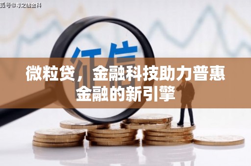 麟游微粒贷，金融科技助力普惠金融的新引擎