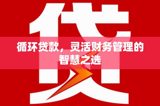 麟游循环贷款，灵活财务管理的智慧之选