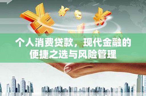 麟游个人消费贷款，现代金融的便捷之选与风险管理
