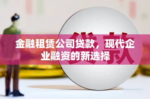 麟游金融租赁公司贷款，现代企业融资的新选择