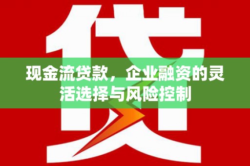 麟游现金流贷款，企业融资的灵活选择与风险控制