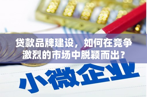 麟游贷款品牌建设，如何在竞争激烈的市场中脱颖而出？