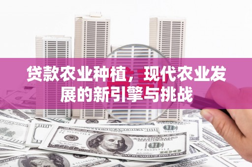 麟游贷款农业种植，现代农业发展的新引擎与挑战
