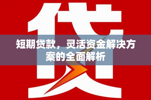 麟游短期贷款，灵活资金解决方案的全面解析