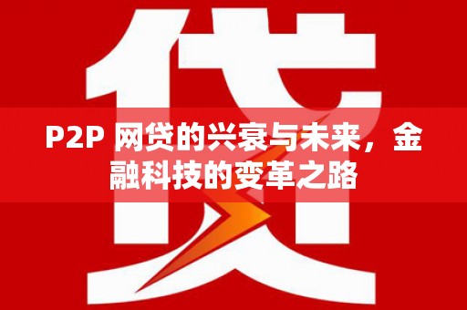麟游P2P 网贷的兴衰与未来，金融科技的变革之路