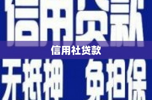 麟游信用社贷款