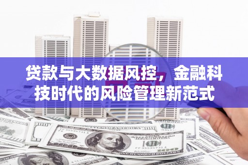麟游贷款与大数据风控，金融科技时代的风险管理新范式