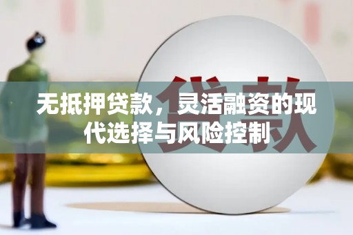麟游无抵押贷款，灵活融资的现代选择与风险控制