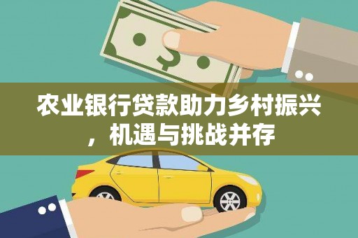 麟游农业银行贷款助力乡村振兴，机遇与挑战并存